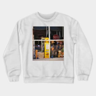 There's a Gas pump in the Window Crewneck Sweatshirt